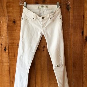 Abercrombie & Fitch White Jeans
